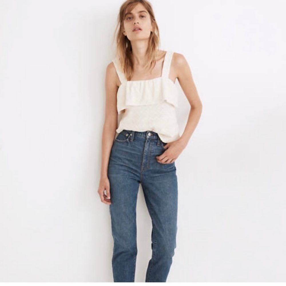MADEWELL Ruffle Crochet Tank Top - Picture 3 of 10